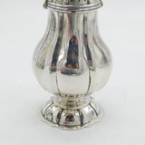18th Century Sterling Silver Gadrooned Sugar Caster Antique c1790s Swedish