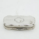 Victorian Sterling Silver Albert Memorial Souvenir Vinaigrette Antique 1853