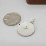 Sterling Silver St Christopher Travel Charm Pendant Vintage c1970