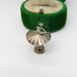 Sterling Silver Desk Lamp Charm Pendant Vintage c1970