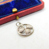 Sterling Silver Lucky Irish Clover Shamrock Charm Pendant Vintage c1970