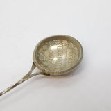 Sterling Silver Ottoman & Eastern Coin Spoon Antique 1915 Art Deco