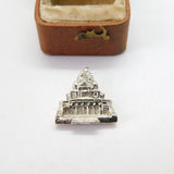 Sterling Silver St Joseph Montreal Charm Pendant Vintage c1970