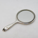 Edwardian Sterling Silver Chatelaine Small Mirror Antique 1910 Birmingham