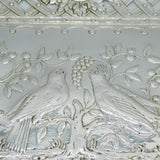George III Sterling Silver Bird & Flower Pattern Fruit Basket Antique 1799