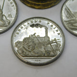 Queen Victoria & Prince Albert Royal Wedding Complete Medal Set Antique 1840