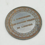 French 19th Century Metal Medal Commemorating the Baptism of King of Rome 1879