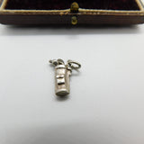 Sterling Silver Bag of Golf Clubs Charm Pendant Vintage c1970