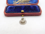 Sterling Silver Pilgrim's Hat Charm Pendant Vintage c1970