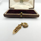 Silver Gilt Dream Catcher Charm Pendant Vintage c1970