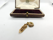 Silver Gilt Dream Catcher Charm Pendant Vintage c1970