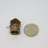 Sterling Silver Well With Bucket Charm Pendant Vintage c1970