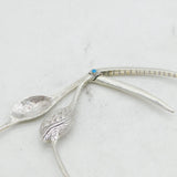 Victorian Pair of Sterling Silver Novelty Flamingo Ice Tongs Antique G. Unite