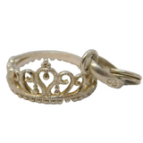 Links of London Sterling Silver Tiara Charm Pendant Vintage c2000