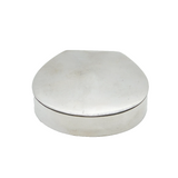 Art Deco Sterling Silver Pill Box Antique 1918 Birmingham Deakin & Francis