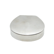 Art Deco Sterling Silver Pill Box Antique 1918 Birmingham Deakin & Francis