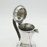 George III Sterling Silver Fluted Hot Water Jug Antique 1765 London