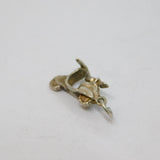 Sterling Silver Moped Scooter Charm Pendant Vintage c1970