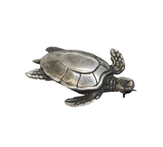 Sterling Silver Sea Turtle Brooch Pin Vintage c1970s
