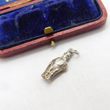 Sterling Silver Fat Controller Charm Pendant Vintage c1970