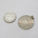 Sterling Silver St Christopher Travel Charm Pendant Vintage c1970s