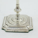 Edwardian Sterling Silver Desk Candlestick Antique 1906 Birmingham