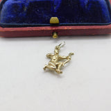 Sterling Silver Sagittarius the Archer Charm Pendant Vintage c1970