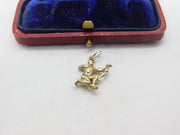 Sterling Silver Sagittarius the Archer Charm Pendant Vintage c1970