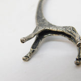 Italian .800 Silver Novelty Giraffe Figurine Vintage c1980s