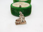 Sterling Silver Water Pump Charm Pendant Vintage c1970