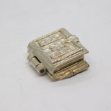 Sterling Silver Holy Bible Locket Style Charm Pendant Vintage c1970