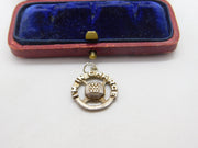 Sterling Silver 'I'm in Charge' Charm Pendant Vintage c1970