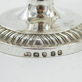 George III Sterling Silver Set of Pedestal Condiment Pots Antique Robert Garrard