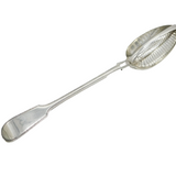 William IV Sterling Silver Large Strainer Spoon Antique 1835 London