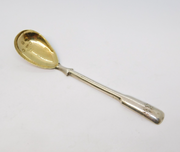 George IV Sterling Silver Mustard Spoon Antique 1830 Birmingham Unite & Hilliard