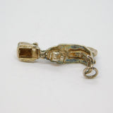 Sterling Silver Scooter With Lifting Seat Charm Pendant Vintage c1970