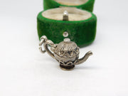 Sterling Silver Teapot Charm Pendant Vintage c1970