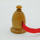 Victorian Mauchline Ware 'Brighton Hotel, Skegness' Tape Measure Antique c1880s