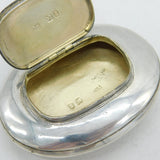 18th Century George III Scottish Sterling Silver Snuff Box Antique c1790s
