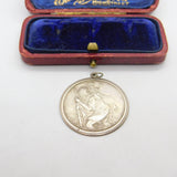 Sterling Silver St Christopher Travel Charm Pendant Vintage c1970