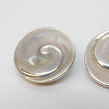 Georg Jensen Sterling Silver Danish Clip-On Earrings Vintage 409 Torun