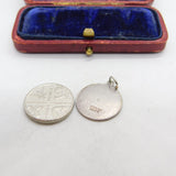 Sterling Silver St Christopher Charm Pendant Vintage c1970