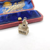 Sterling Silver Church Charm Pendant Vintage c1970