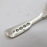 William IV Sterling Silver Wide Bowl Tea Caddy Spoon Antique 1835 London