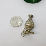 Sterling Silver Wine Jug Charm Pendant Vintage c1970