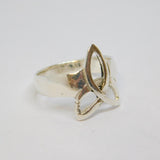 Sterling Silver Celtic Design Band Ring Vintage c1970 Size K