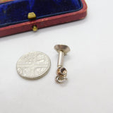 Sterling Silver Old Fashioned Telephone Charm Pendant Vintage c1970