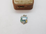 Sterling Silver Enamel Kilnsey Crag Charm Pendant Vintage c1970