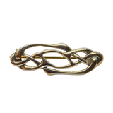 Sterling Silver Celtic Knot Studio Brooch Pin Contemporary c1990