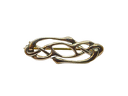 Sterling Silver Celtic Knot Studio Brooch Pin Contemporary c1990